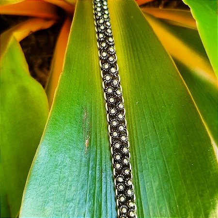 Pulseira Bali Pikun 2 Fileiras em Prata 925