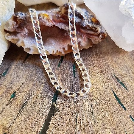 Pulseira Italiana Grumet em Prata 925