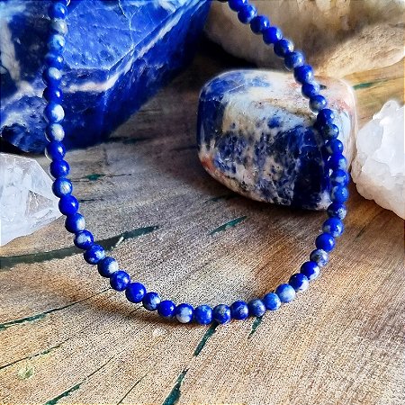 Colar em Prata 925 e Lápis Lazuli
