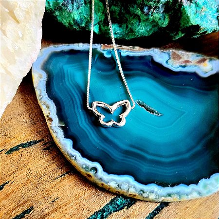 Pulseira Borboleta Vazada em Prata 925