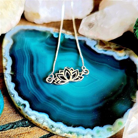 Pulseira Flor de Lótus em Prata 925