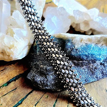 Pulseira Bali Pikun Gotas em Prata 925