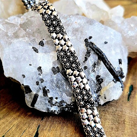 Pulseira Bali Pikun Estrelas em Prata 925