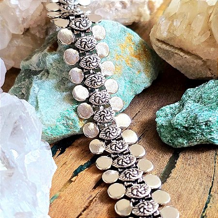 Pulseira Bali Fecho Pino em Prata 925