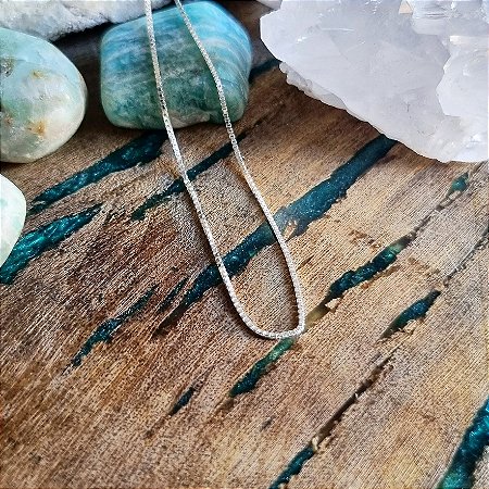 Corrente Veneziana com Extensor em Prata 925