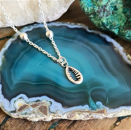 Pulseira Bolinhas com Pingente Búzios em Prata 925