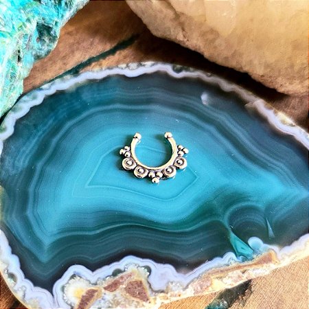 Piercing Falso de Septo Boho em Prata 925