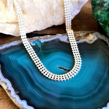 Pulseira Bolinhas Tripla em Prata 925