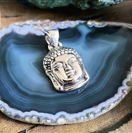 Pingente Buda Eletroformação em Prata 925