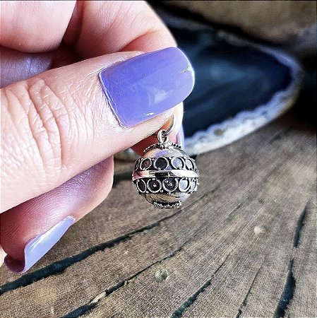 Pingente Chamador de Anjos em Prata 925