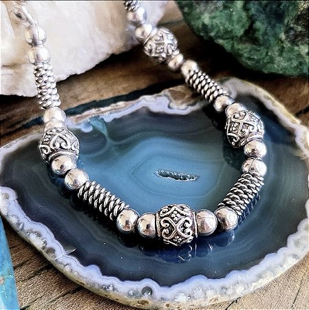 Pulseira Bali Boho em Prata 925