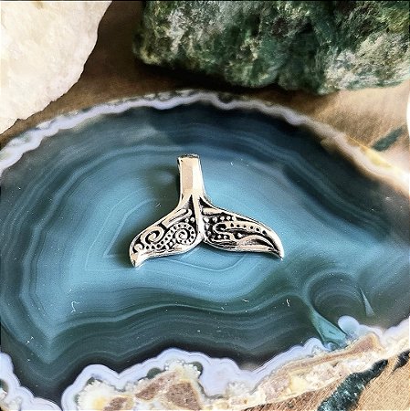 Pingente Cauda de Sereia Maori em Prata 925