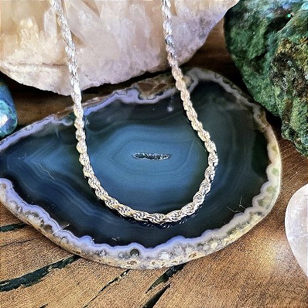 Pulseira Cordão Baiano em Prata 925