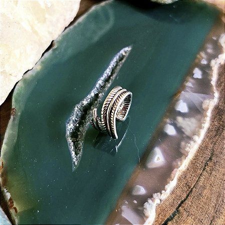 Piercing Falso Pena em Prata 925