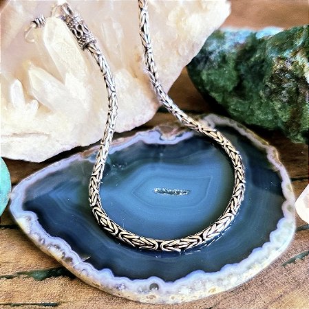 Pulseira Ponto Peruano em Prata 925