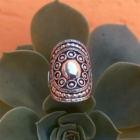 Anel Mandala em Prata 925