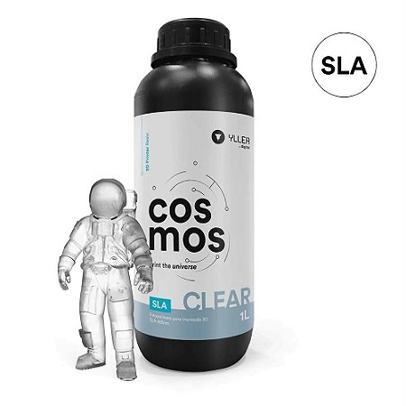 Cosmos SLA405nm - Clear - 1Litro | Resina para impressão 3D