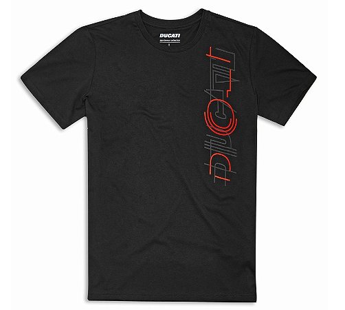 CAMISETA SKYLINE PRETA | DUCATI
