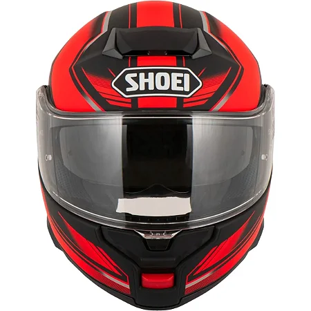 CAPACETE SHOEI NEOTEC 3 GRASP TC-1 58 VERMELHO E PRETO FOSCO