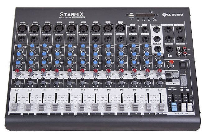 Mesa De Som LL Audio Starmix XMS 1202D