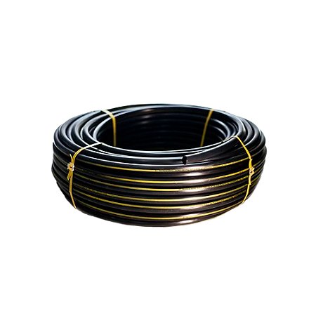 Mangueira Lisa de Polietileno Preta 1 X 3.0 Rolo 100 MTS - JF MANGUEIRAS