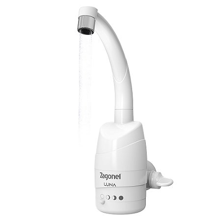Torneira Luna Parede Branca 4 Temperatura 5500W 127V - ZAGONEL