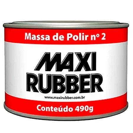 Massa de Polir Nº2 490G  - MAXI RUBBER