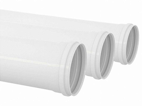 Tubo Esgoto PVC 100mmX6m (4 Pol) - MULTILIT