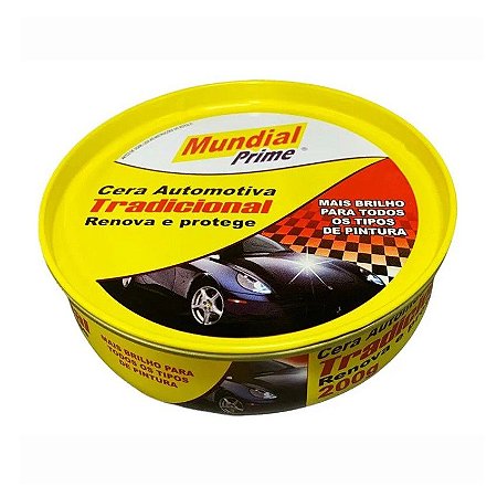 Cera Automotiva Tradicional 200g - MUNDIAL PRIME