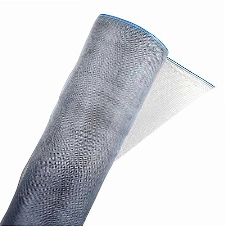 Tela Lisa Mosquiteiro Cinza 1,5MX50M - TECELAGEM ROMA