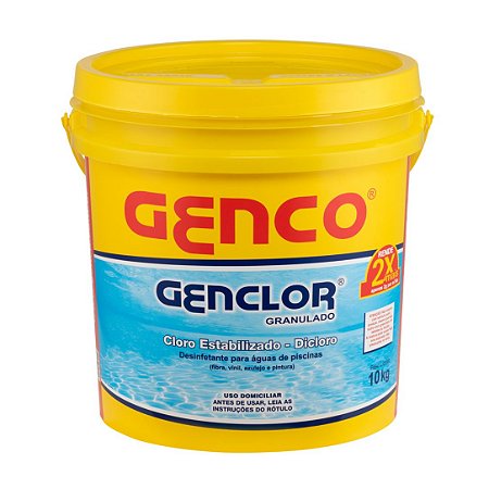 Genclor Cloro Granulado Estabilizado 10kg - GENCO