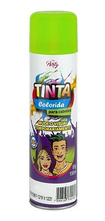 Tinta Spray Cabelo Verde 150ml - MUNDIAL PRIME