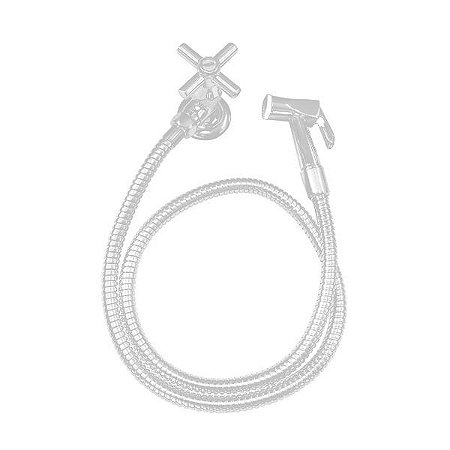 Ducha Higiênica Metal MVS Cromada C60 - HIDROFIX