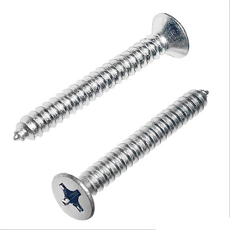 Parafuso Auto Atarraxante Chata Philips Zin 4,8X45 Pct C/ 200 - LUFIX