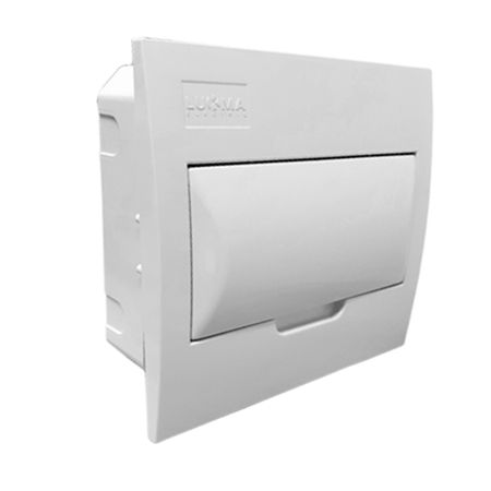 Quadro Distribuição Embutir PVC 12 Polos - LUKMA