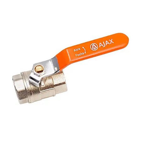 Registro Esfera Metal Vazão Total 1'' - AJAX