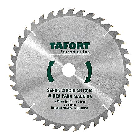 Serra Circular Widea 4.3/8'' 110X20 40D - TAFORT