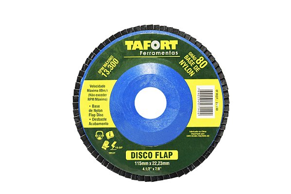 Disco Flap Base Nylon 115mm Gr80 - TAFORT