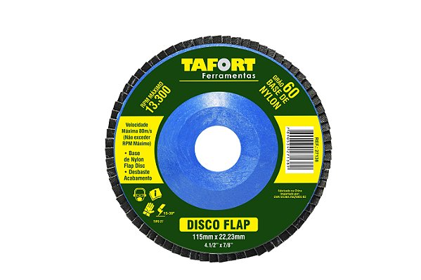 Disco Flap Base Nylon 115mm Gr60 - TAFORT