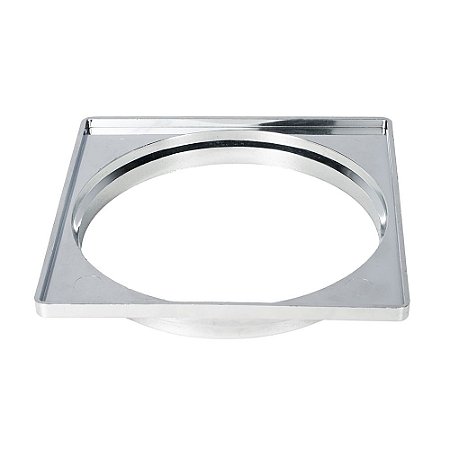 Porta Grelha Quadrada Cromado 15cm - ESTRELA