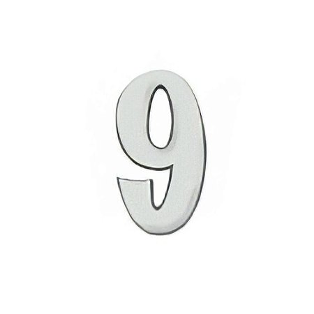 Número Alumínio Polido Nº 9 - SPLENDORE
