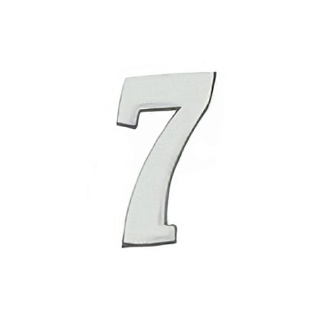 Número Alumínio Polido Nº 7 - SPLENDORE