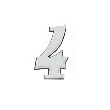 Número Alumínio Polido Nº 4 - SPLENDORE