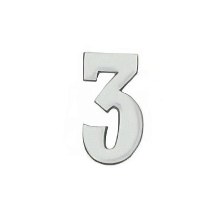 Número Alumínio Polido Nº 3 - SPLENDORE
