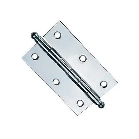 Dobradiça Zincada 850 X 1.1/2" Zincada Pct C/ 3 - SILVANA