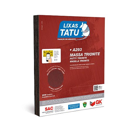 Lixa Massa Gr 120 Pct C/ 50 - TATU