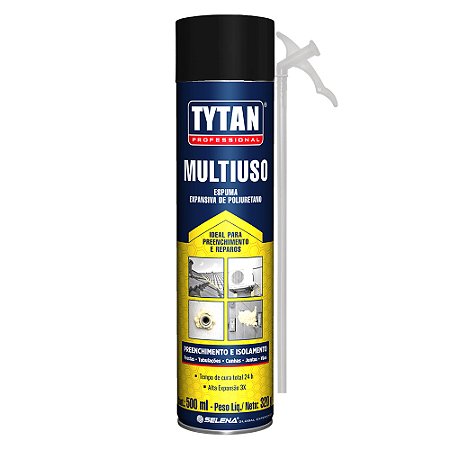 Espuma Expansiva Poliuretano Multiuso 320g / 500ml - TYTAN