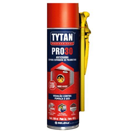 Espuma Expansiva Antichama Pro30 480g / 500ml - TYTAN