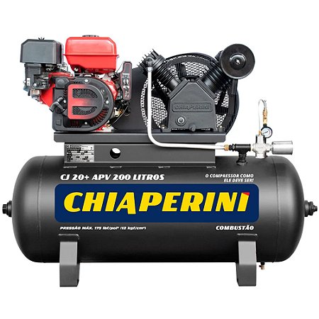 Compressor de Ar Gasolina 20 Pés 200L 9HP - CHIAPERINI