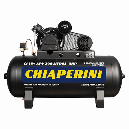 Compressor de Ar 15+ APV 200L Monofásico - CHIAPERINI